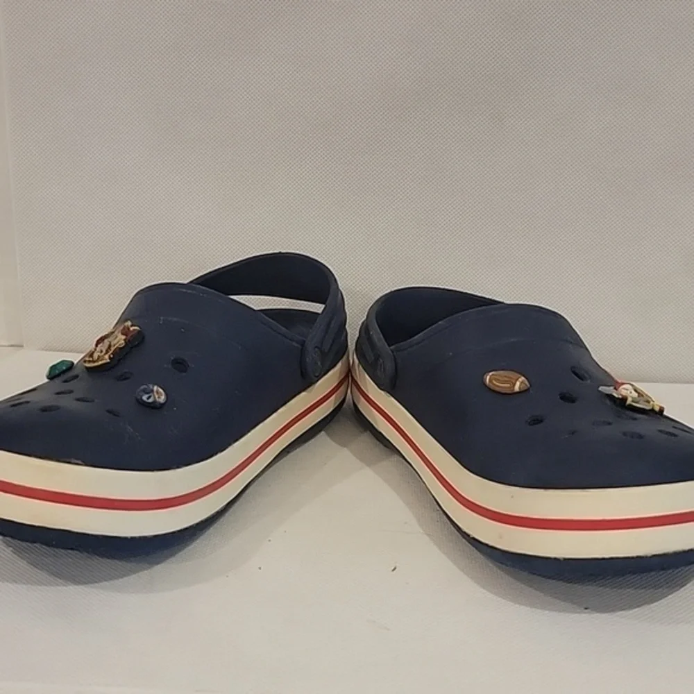 CROCBAND NAVY CROCS ( sz W - 10 or‎ M- 8)